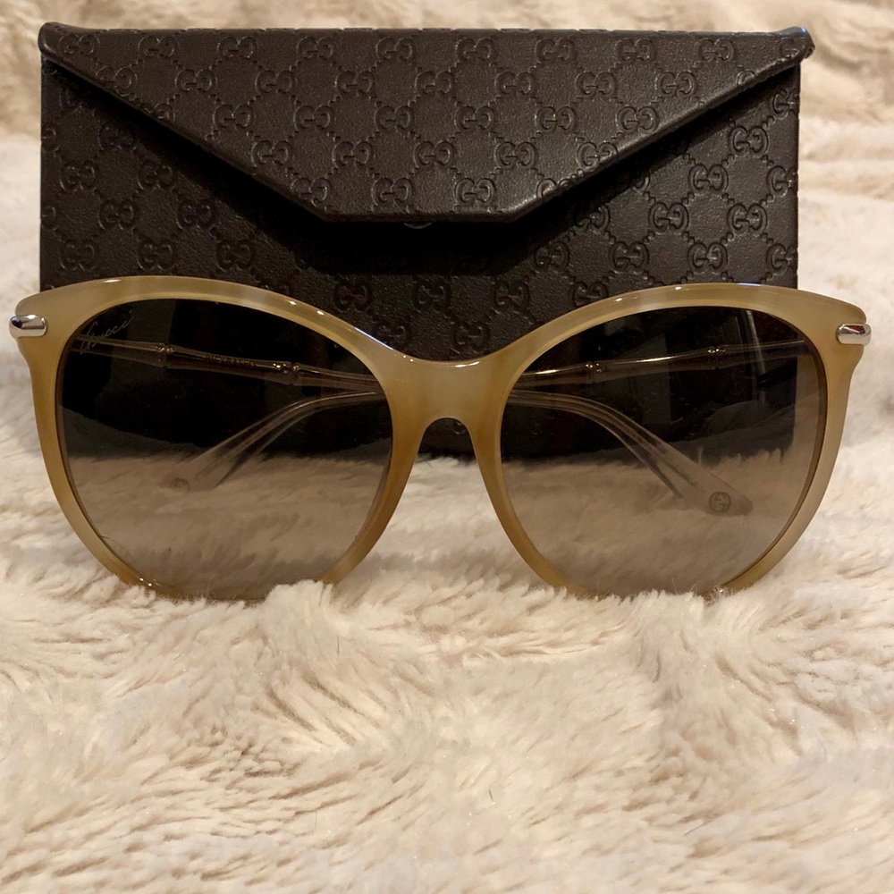 SOLD! Authentic Gucci Bamboo Sunglasses